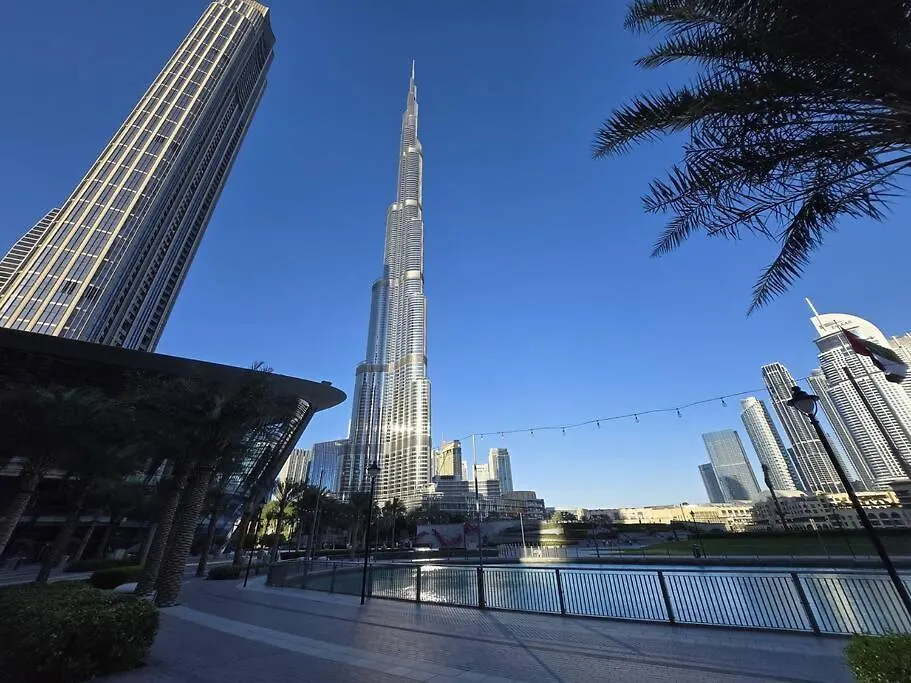 Luxury 1Br Burj Khalifa View Walk To Dubai Mal Lägenhet
