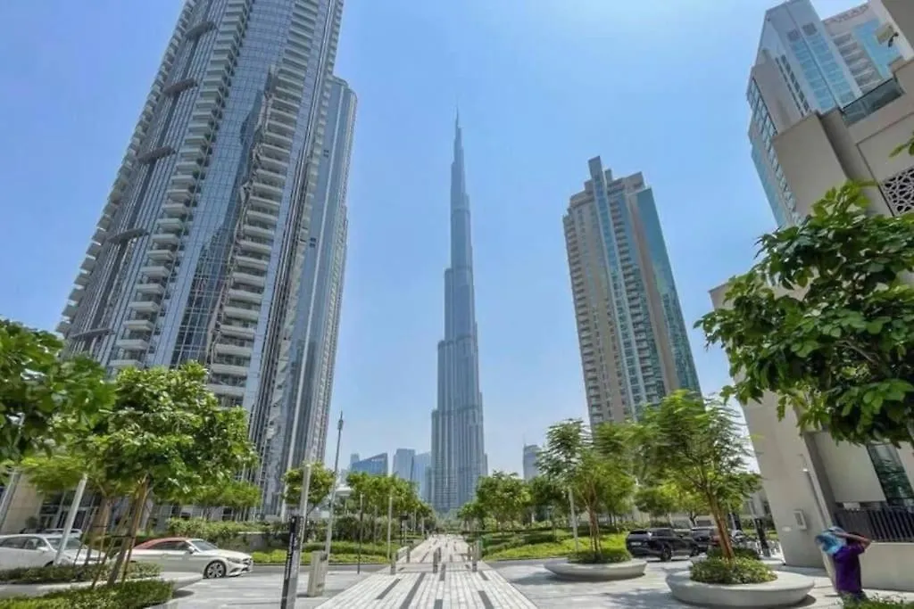 Luxury 1Br Burj Khalifa View Walk To Dubai Mal Apartment